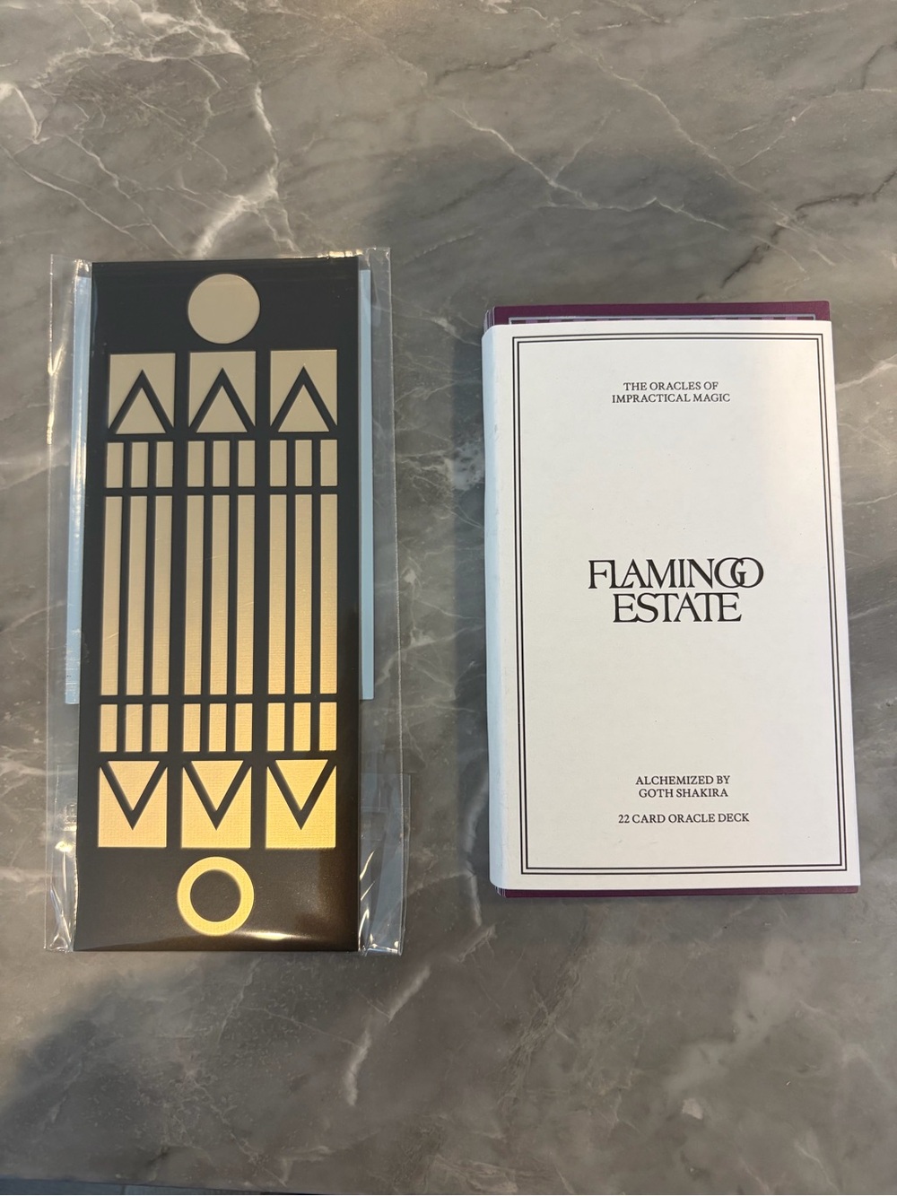 Flamingo Estate Oracle Deck and Luxor Copper Symbol